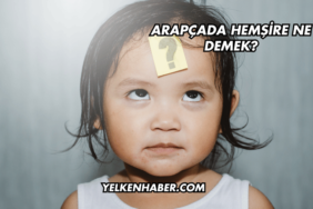 Arapçada Hemşire Ne Demek?