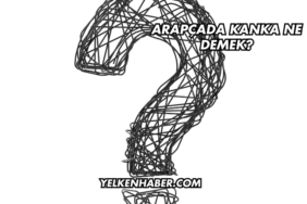 Arapçada Kanka Ne Demek?