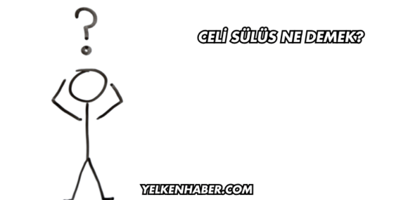 Celi Sülüs Ne Demek?
