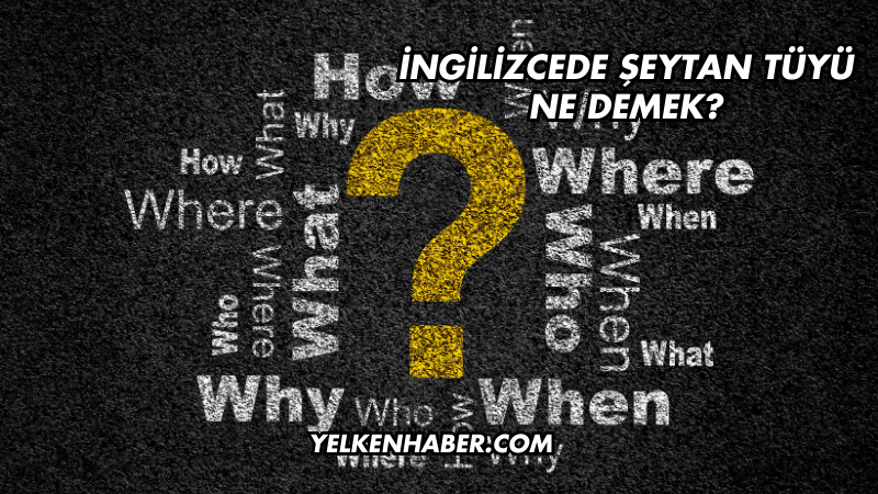 İngilizcede Şeytan Tüyü Ne Demek?