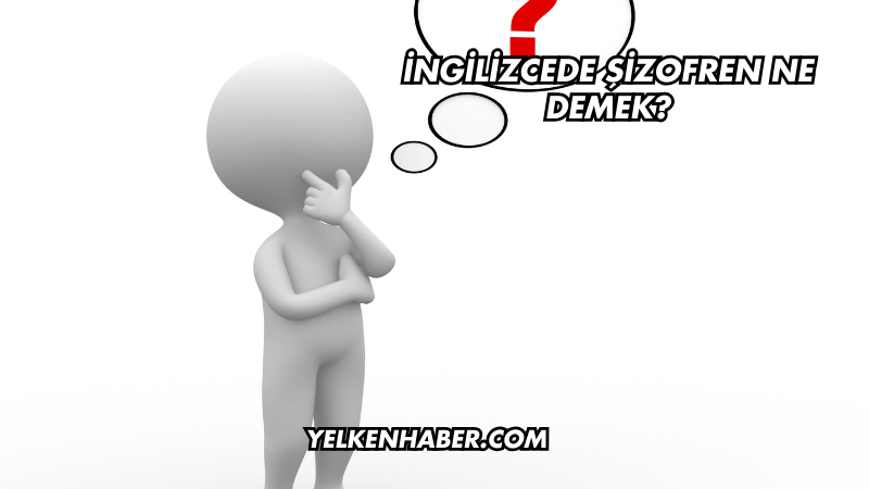 İngilizcede Şizofren Ne Demek?