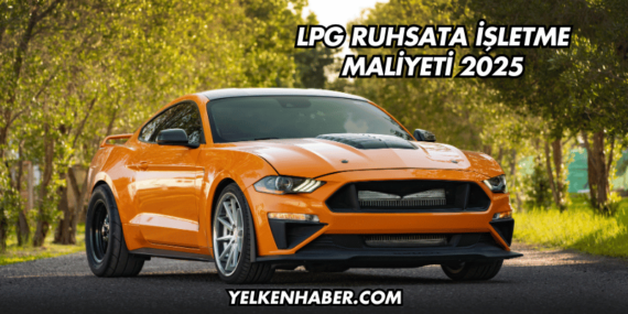 LPG Ruhsata İşletme Maliyeti 2025